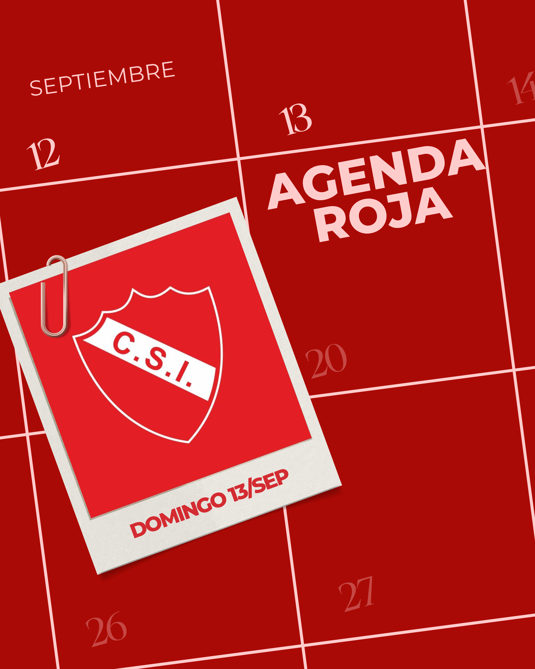 Agenda deportiva — Domingo 13 de setiembre